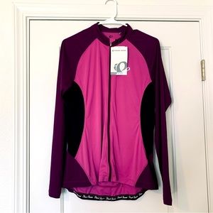 Pearl Izumi womens long sleeve symphony jersey purple BNWT XL